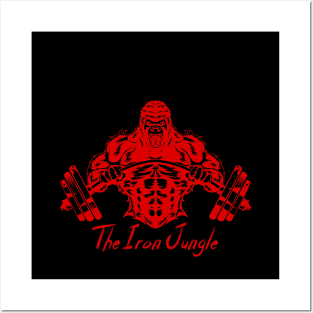 The Iron Jungle Red Posters and Art